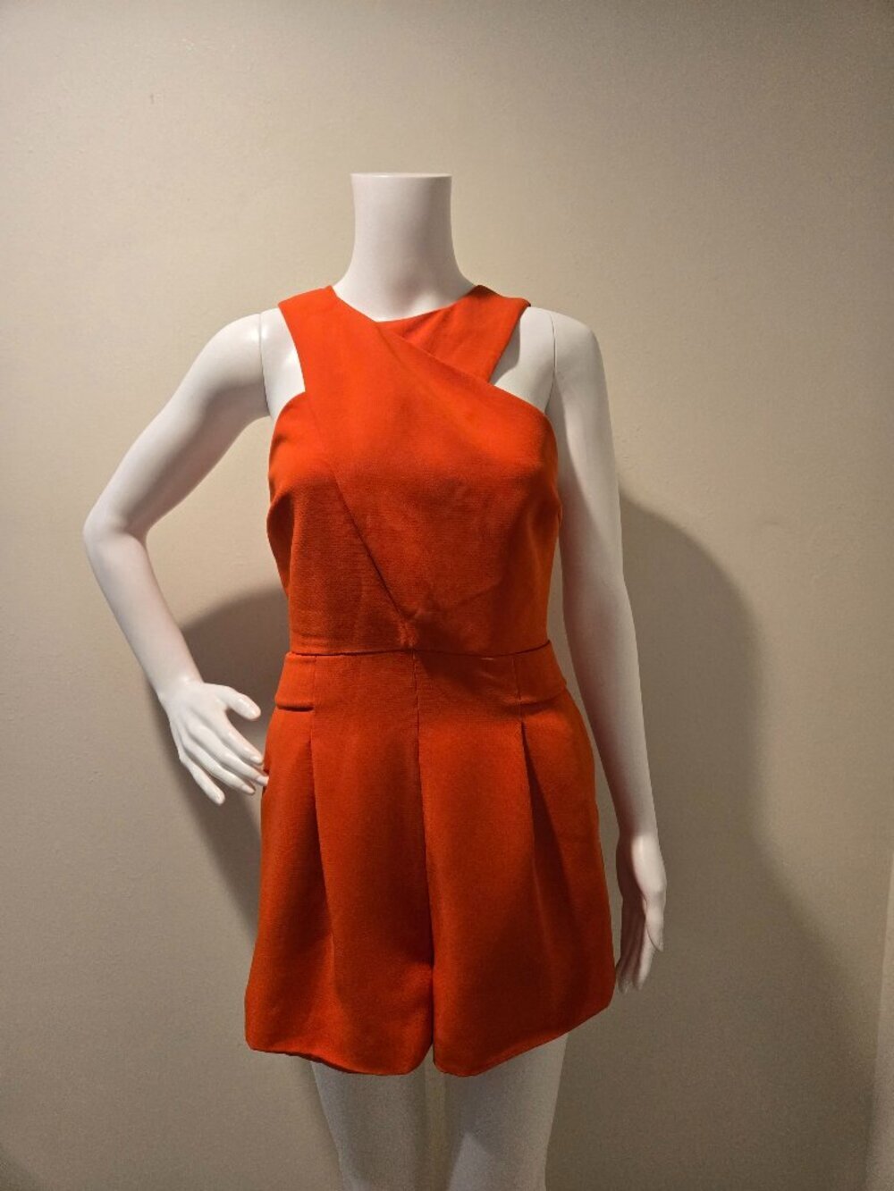 Finders Keepers Hurricane Playsuit Orange S